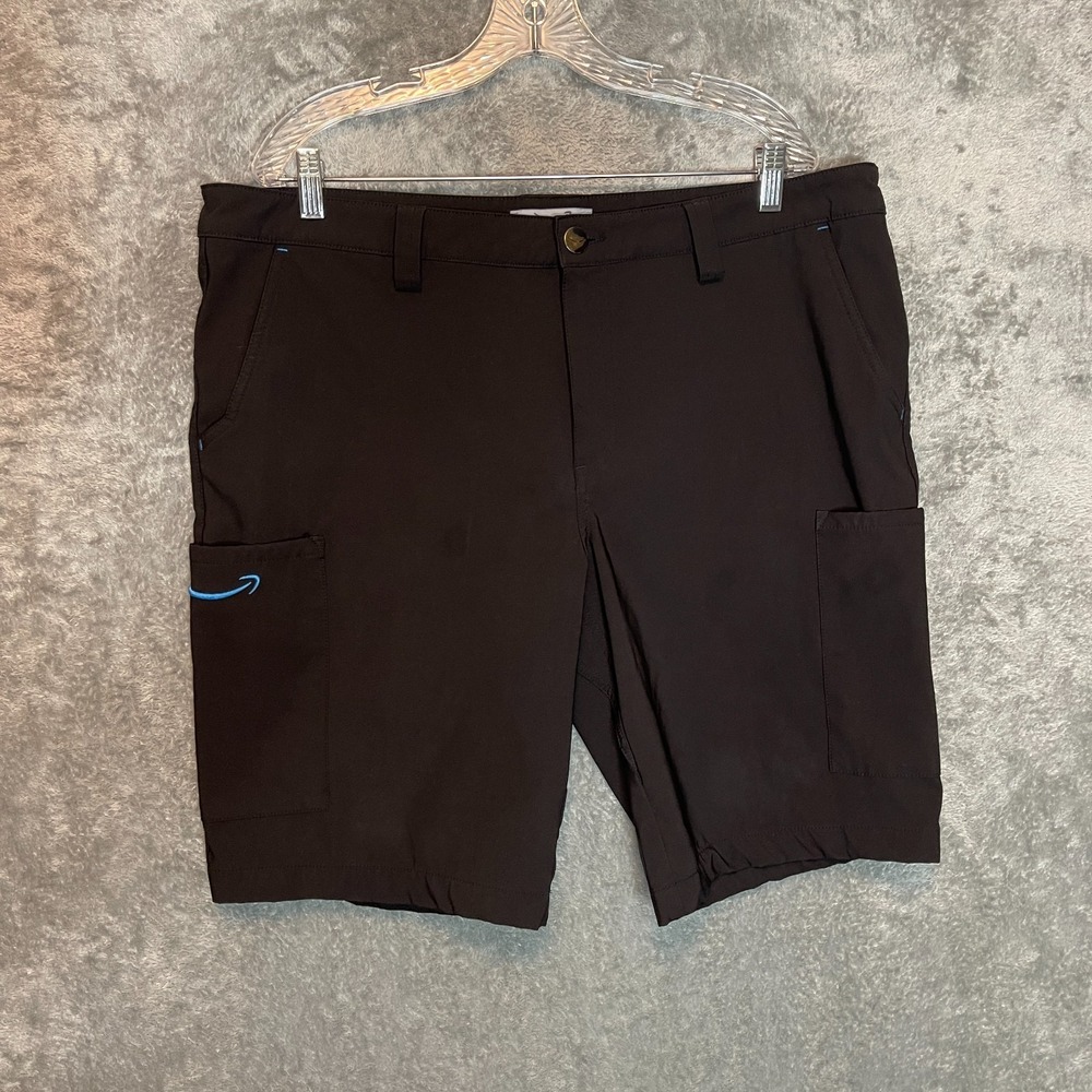 Luly Yang Men Performance Cargo Stretch Shorts XL Delivery Driver Employee Work